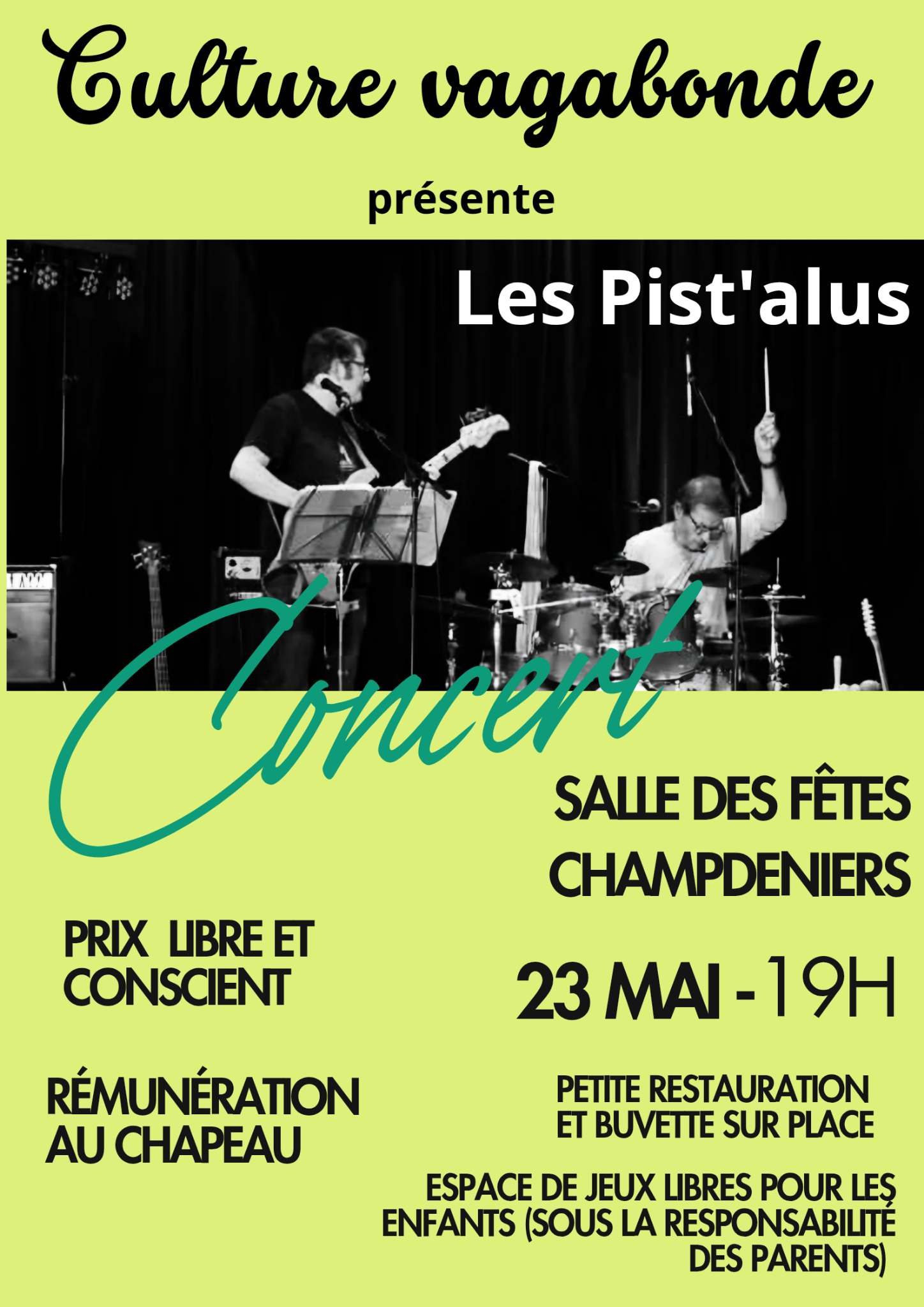 Soirée Apéro Concert à Champdeniers le 23 mai