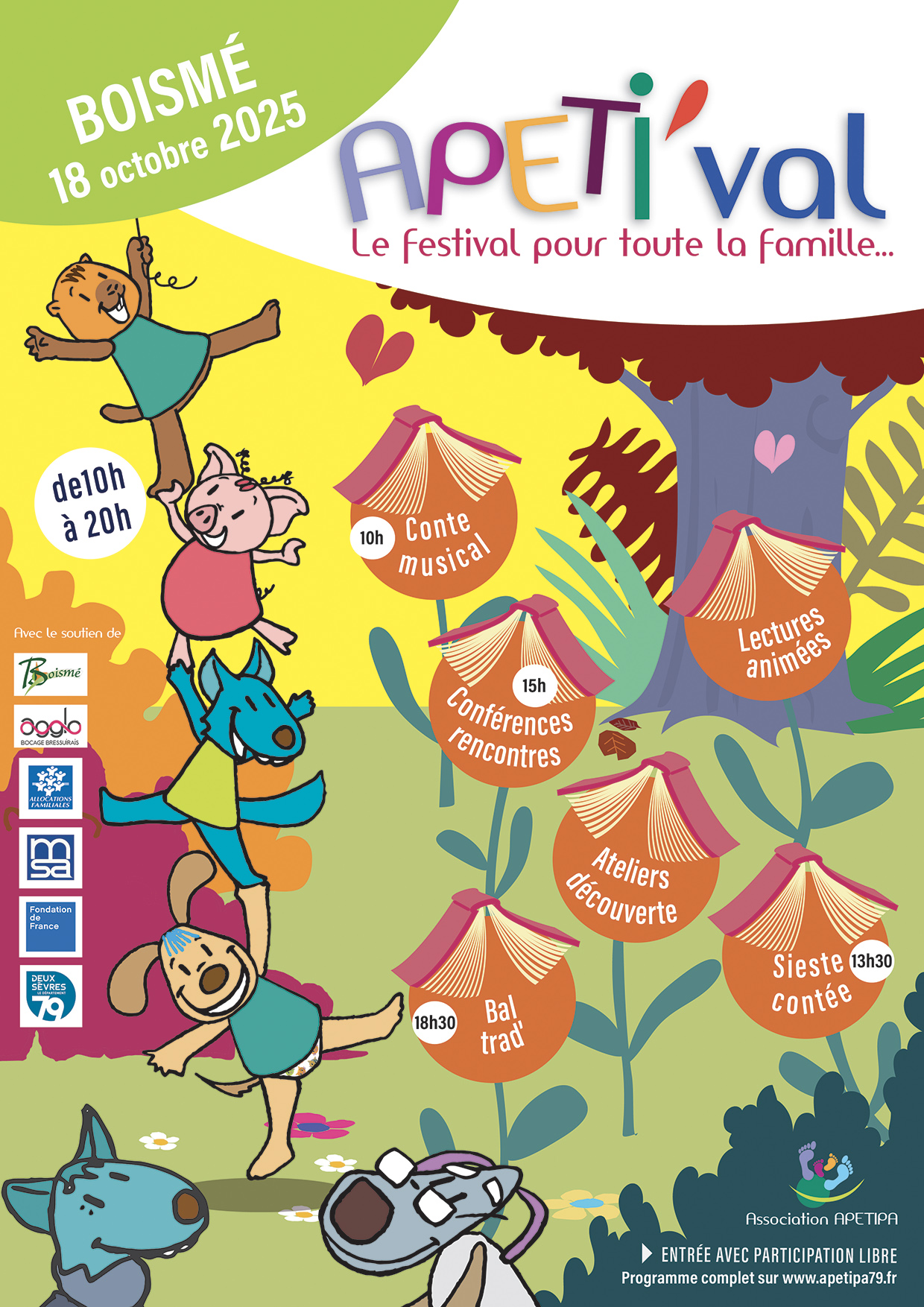 Apeti’val Festival de Boismé le 18 octobre